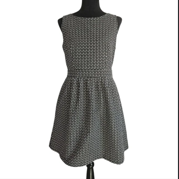 The Limited Black & White Printed Midi Dress - Size 8 - Picture 1 of 7